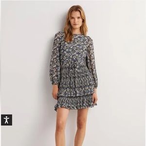 Boden Plisse Dress NWT